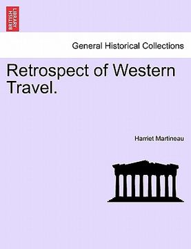 portada retrospect of western travel. (en Inglés)