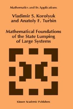 portada mathematical foundations of the state lumping of large systems (en Inglés)