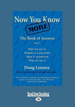portada Now You Know More: The Book of Answers, Vol. 2 (Large Print 16pt)