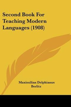 portada second book for teaching modern languages (1908) (in English)