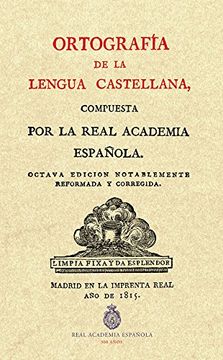 portada Ortografía de la Lengua Castellana, 1815 (in Spanish)