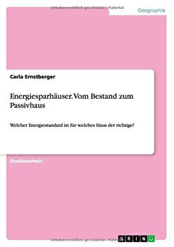 portada Energiesparhäuser. Vom Bestand zum Passivhaus