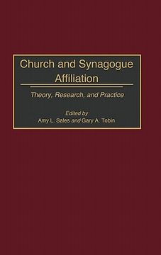 portada church and synagogue affiliation: theory, research, and practice (in English)