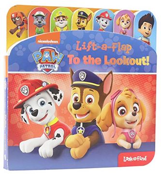 portada Nickelodeon paw Patrol - Lift-A-Flap Look and Find Activity Board Book - pi Kids (en Inglés)