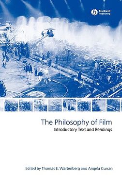 portada the philosophy of film: introductory text and readings (in English)