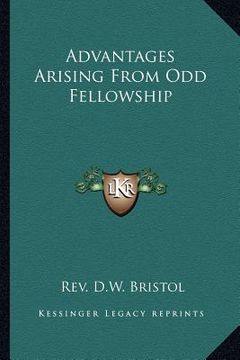 portada advantages arising from odd fellowship (in English)