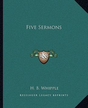 portada five sermons (en Inglés)