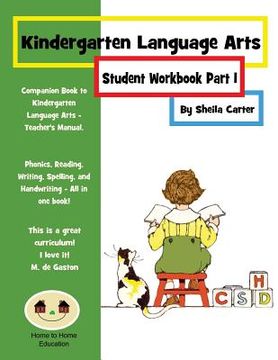 portada Kindergarten Language Arts: Student Workbook Part 1 (en Inglés)