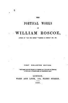 portada The Poetical Works of William Roscoe (en Inglés)