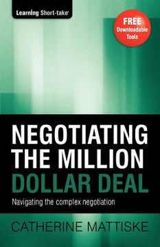 portada negotiating the million dollar deal (en Inglés)