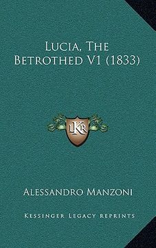 portada lucia, the betrothed v1 (1833) (en Inglés)