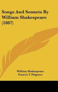 portada songs and sonnets by william shakespeare (1887) (in English)