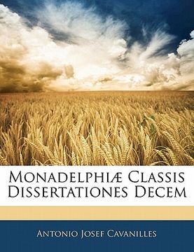 portada monadelphi classis dissertationes decem (en Inglés)