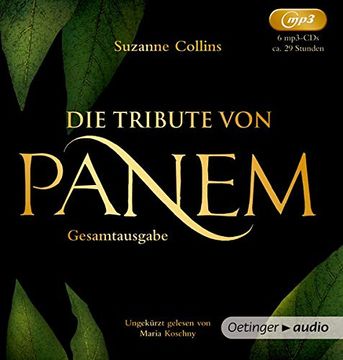 portada Die Tribute von Panem 1-3 Gesamtausgabe (6 Mp3Cd): Band 1-3, Ungekürzte Lesungen, ca. 1746 Min. (en Alemán)