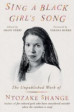 portada Sing a Black Girl's Song: The Unpublished Work of Ntozake Shange (en Inglés)