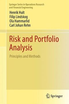 portada Risk and Portfolio Analysis: Principles and Methods (Springer Series in Operations Research and Financial Engineering) (en Inglés)
