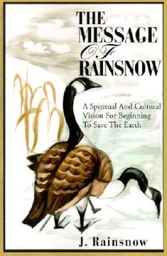 portada the message of rainsnow: a spiritual and cultural vision for beginning to save the earth (en Inglés)