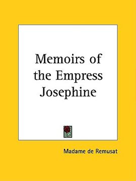 portada memoirs of the empress josephine (in English)