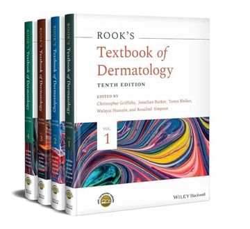 portada Rook's Textbook of Dermatology, 4 Volume Set (en Inglés)