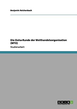 portada Die Doha-Runde der Welthandelsorganisation (WTO)