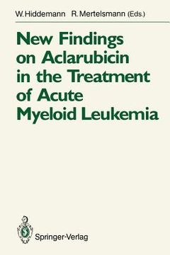 portada new findings on aclarubicin in the treatment of acute myeloid leukemia (en Inglés)