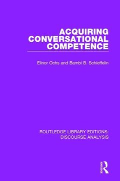 portada Acquiring Conversational Competence (en Inglés)