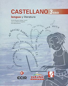 portada CASTELLANO, LENGUA Y LITERATURA 3 ESO