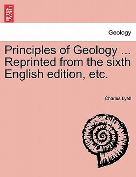 portada Principles of Geology. Vol. Iii. Reprinted From the Sixth English Edition, Etc. 