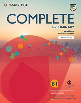 portada Complete Preliminary Workbook Without Answers With Downloadable Audio English for Spanish Speakers (en Inglés)