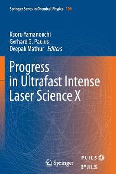portada Progress in Ultrafast Intense Laser Science: Volume X (en Inglés)