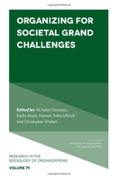 portada Organizing for Societal Grand Challenges (Research in the Sociology of Organizations) (in English)
