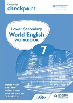 portada Cambridge Checkpoint Lower Secondary World English Workbook 7: Hodder Education Group (en Inglés)
