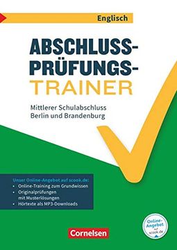 portada Abschlussprüfungstrainer Englisch 10. Schuljahr - Berlin und Brandenburg - Mittlerer Schulabschluss
