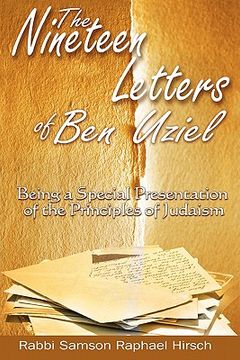 portada the nineteen letters of ben uziel: being a special presentation of the principles of judaism (en Inglés)