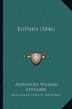 portada eothen (1846) (in English)