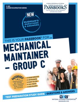 portada Mechanical Maintainer -Group C (C-485): Passbooks Study Guide Volume 485 (en Inglés)