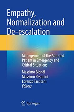 portada Empathy, Normalization and De-Escalation: Management of the Agitated Patient in Emergency and Critical Situations (en Inglés)