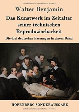 portada Das Kunstwerk im Zeitalter seiner technischen Reproduzierbarkeit (German Edition)