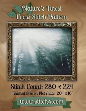 portada Nature's Finest Cross Stitch Pattern: Design Number 24 (en Inglés)