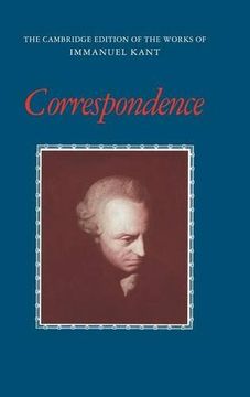 portada Correspondence Hardback (The Cambridge Edition of the Works of Immanuel Kant) (in English)