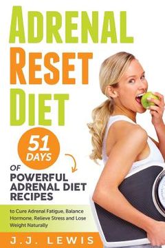 portada Adrenal Reset Diet: 51 Days of Powerful Adrenal Diet Recipes to Cure Adrenal Fatigue, Balance Hormone, Relieve Stress and Lose Weight Natu (en Inglés)