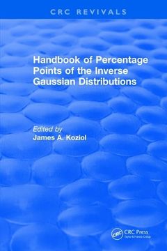 portada Handbook of Percentage Points of the Inverse Gaussian Distributions (en Inglés)