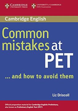 portada Common Mistakes at pet / Book. Lower Intermediate: And how to Avoid Them (in English)