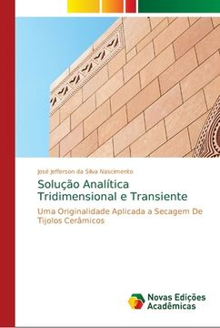 portada Solução Analítica Tridimensional e Transiente: Uma Originalidade Aplicada a Secagem de Tijolos Cerâmicos (en Portugués)