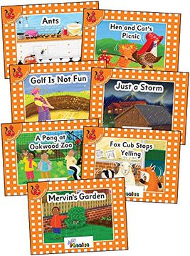 portada Jolly Phonics Orange Level Readers Complete Set: In Print Letters (en Inglés)