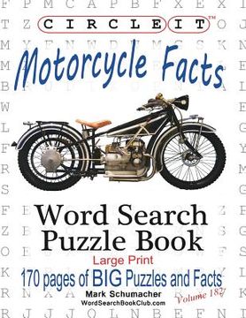 portada Circle It, Motorcycle Facts, Word Search, Puzzle Book (in English)