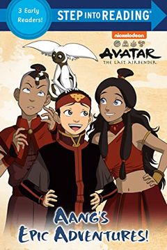 portada Aang's Epic Adventures! (Avatar: The Last Airbender) (Step Into Reading) (en Inglés)