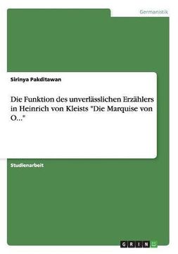 portada Die Funktion des unverlässlichen Erzählers in Heinrich von Kleists "Die Marquise von O..." (German Edition)