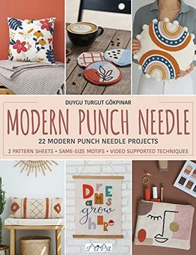 portada Modern Punch Needle: Modern and Fresh Punch Needle Projects (en Inglés)