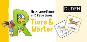 portada Mein Lern-Memo mit Rabe Linus - Tiere & Wörter ve 3 (en Alemán)